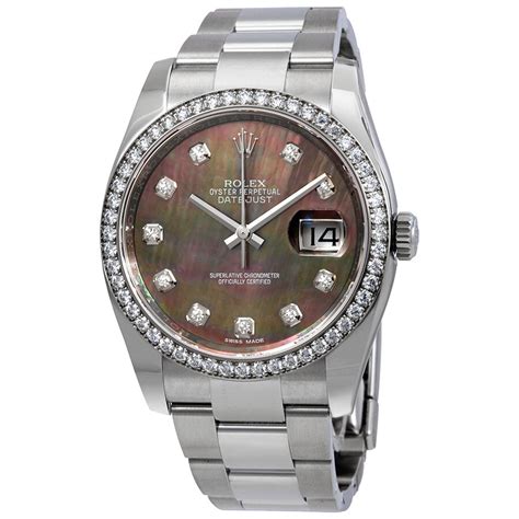 black mother of pearl rolex face ladies|rolex lady datejust 31 everose.